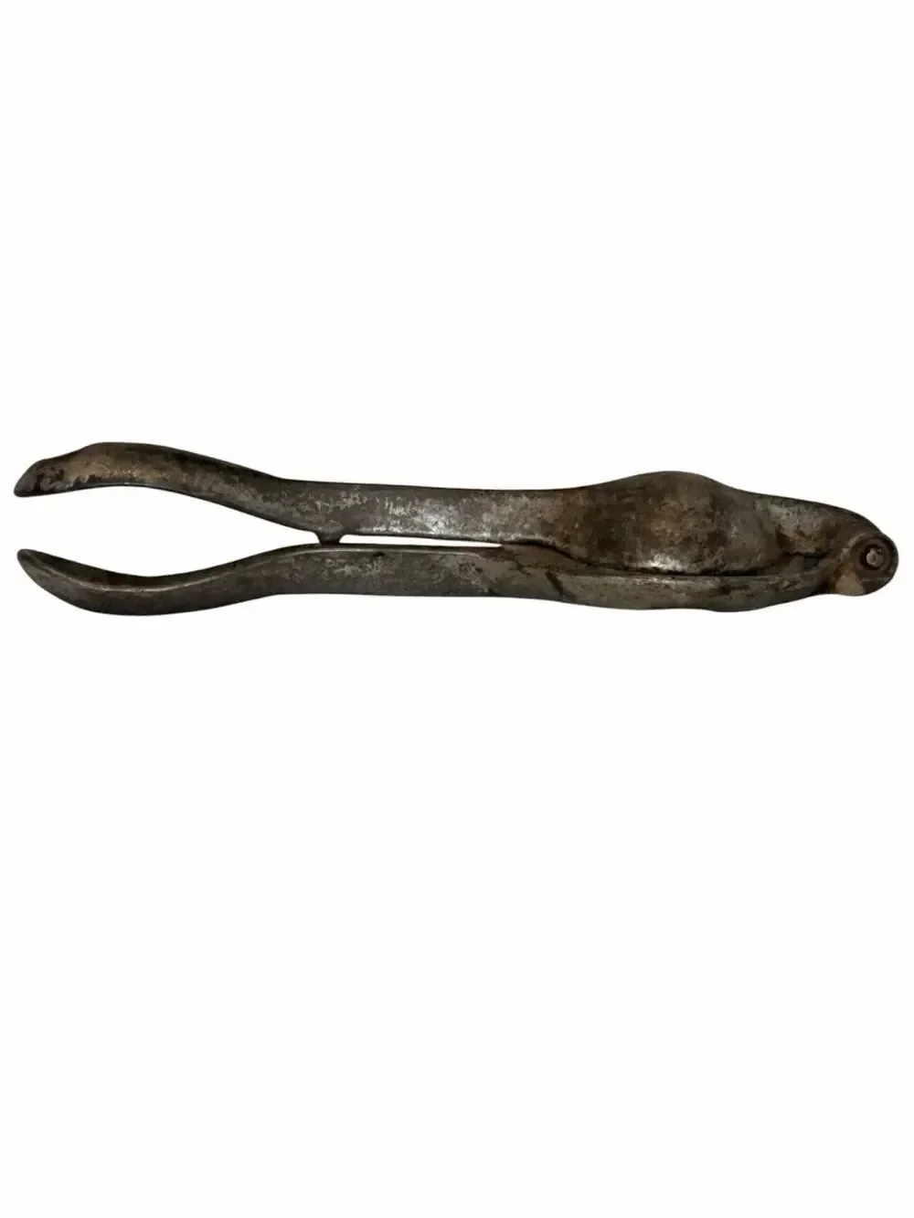 Antique Heavy Cast Iron Citrus Juicer Lemon Squeezer Hinged Hand Press Primitive